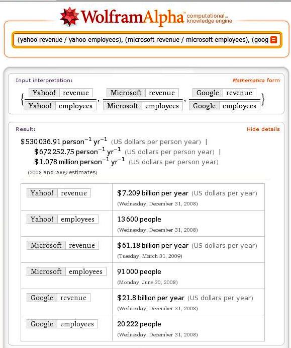 Wolfram Alpha