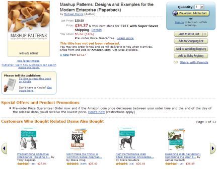 Amazon: Customers Who Bought Related Items Also Bought